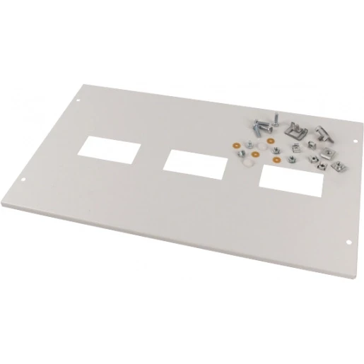Eaton FRONTPANEEL MET UITSNIJDING VOOR 3xNZM1 VERTICAAL 4P H=300