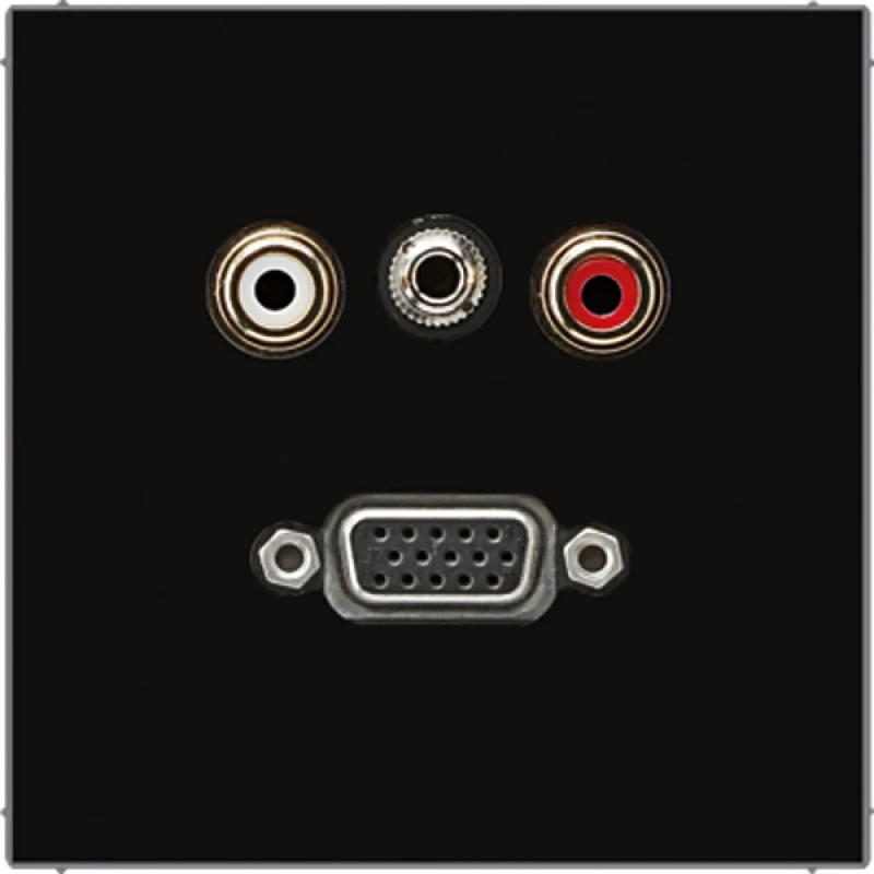 Jung LS range afdekking a500 audio/jack/vga MALS1072SW