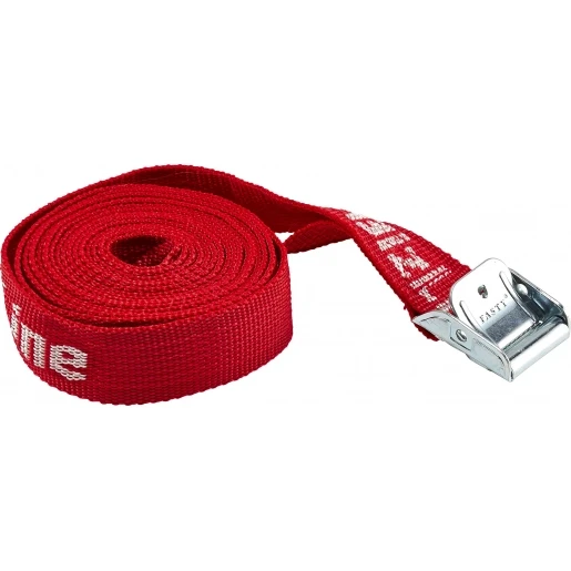 Bizline SPANBAND MET KLEMSLUITING 2,5 Mx25 MM ROOD