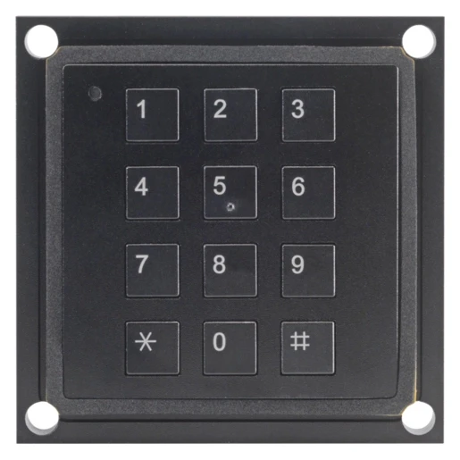 Niko Home Control Codeslot-module druktoets zwart 10-363