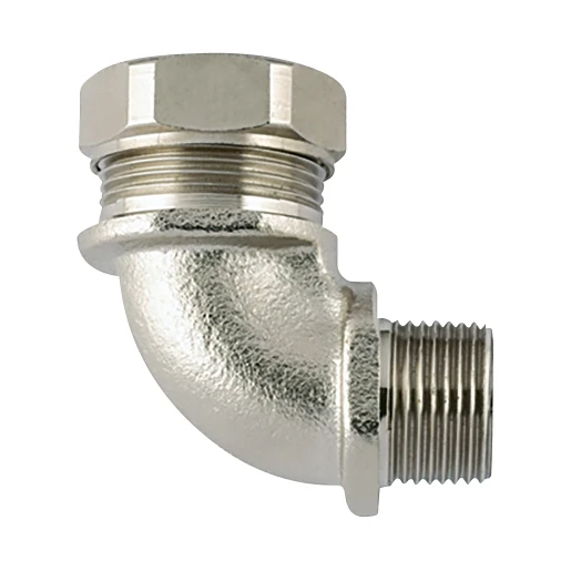 Hellermann Tyton COMPRESSIEKOPPELING VOOR SPIRAALVERSTERKTE BESCHERMSLANG 90° Ø40MM M40