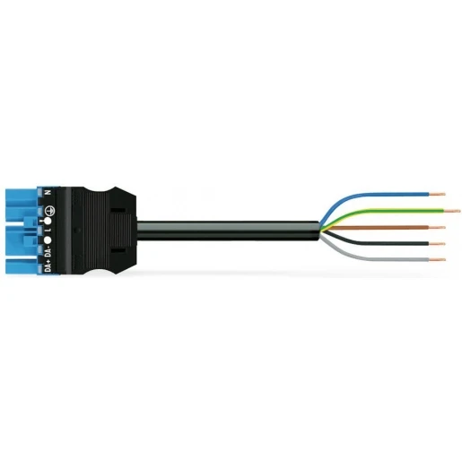 Wago Serie 771 Patchkabel gebouwinstallatie 5p Stekker Vrij kabeluiteinde 5000mm