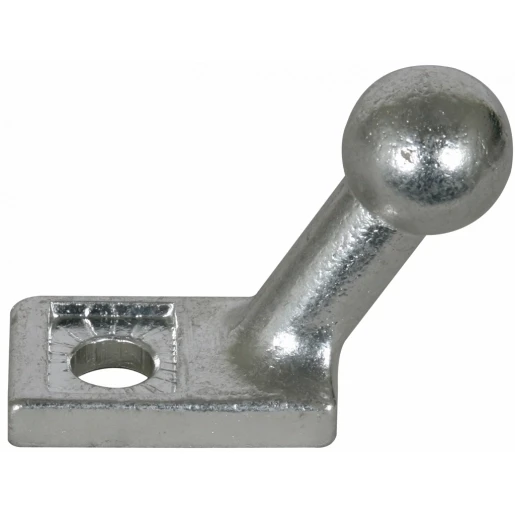 Dehn Fixed ball point d 25mm angled with connection lug 50x30x9mm