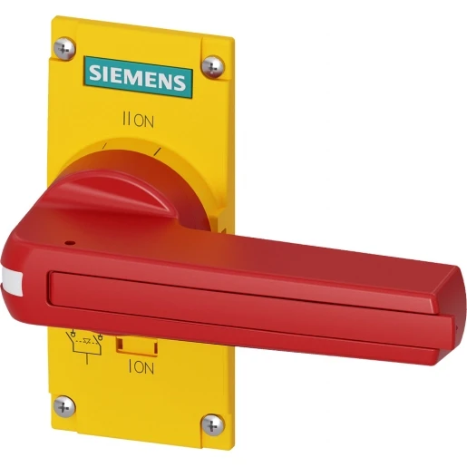 Siemens ACCESSORIES FOR 3KC0 SZ 3 DIRECT OPERATING MECHANISM YELLOW/RED WITH COVER FOR 3KC0 SZ3 3 AND 4-POLE CONTAINS 1 UNIT