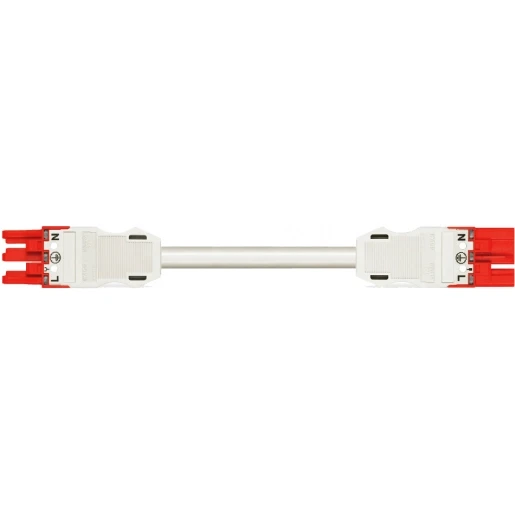 Wago SERIE 771 Patchkabel gebouwinstallatie 3p Contrastekker (female) Stekker 4000mm