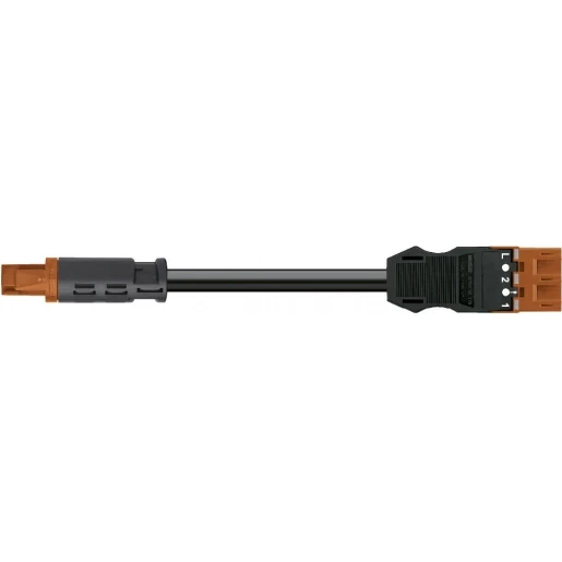 Wago SERIE 774 Patchkabel gebouwinstallatie 3p Contrastekker (female) Stekker 1000mm
