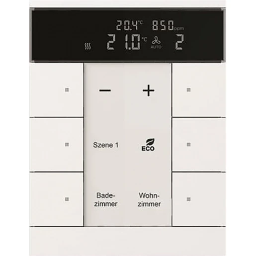 ABB Busch-Jaeger I-bus KNX HVAC CO2 sensor Climaeco 6F CE wit inbouw 2CKA006330A0009