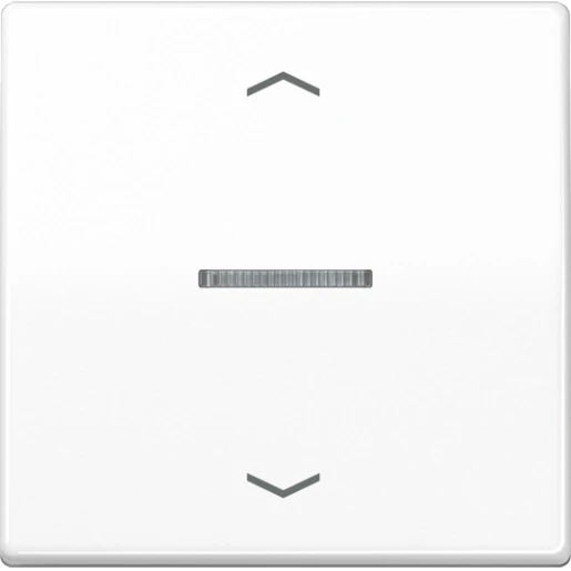 Jung A range home stuurafdekking slagvast pijl a500 enkelvoudig Glanzend wit RAL 9016 BTA17101BFPWW