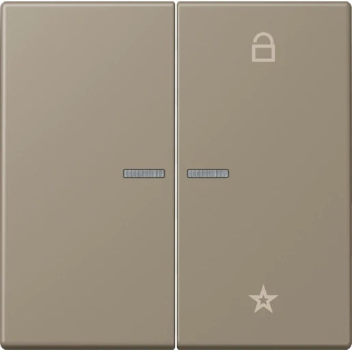 Jung LS range stuurafdekking universeel lc32141 2-voudig Mat FMLC1701242