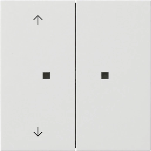 Gira KNX RF bed.el.-op.st. 2-v pijlen F100 z.wit