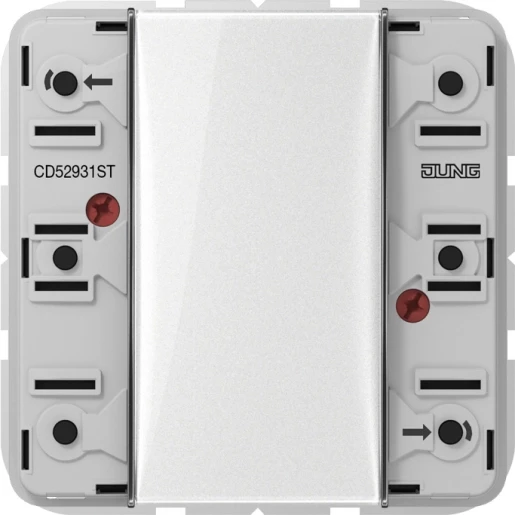 Jung CD range KNX tastermodule Universeel KNX inbouw IP20 CD52931ST