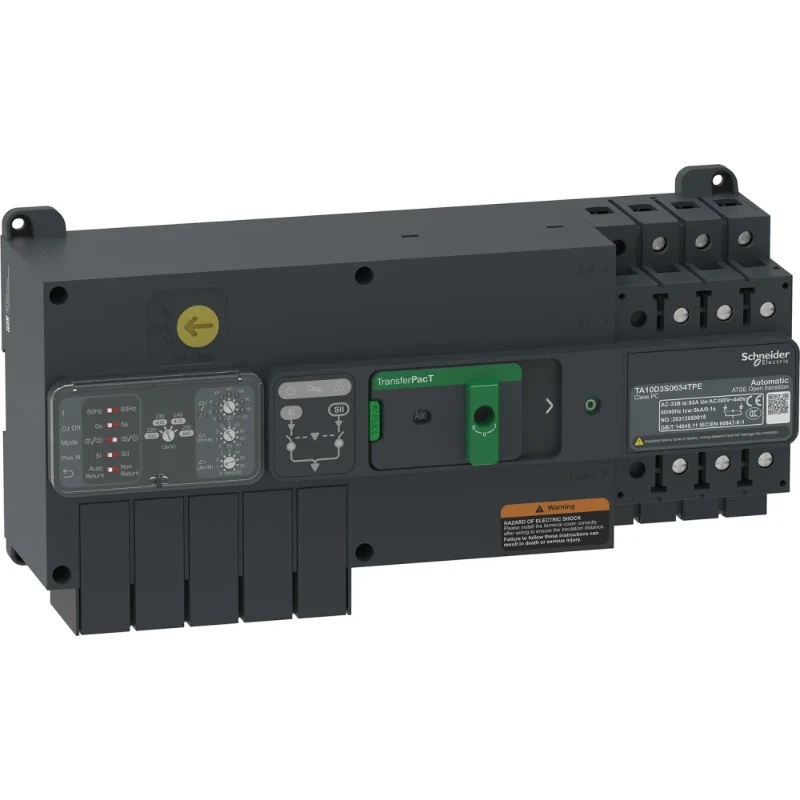 Schneider Electric TRANSFERPACT AUTO 100A 3P DRAAI 100A