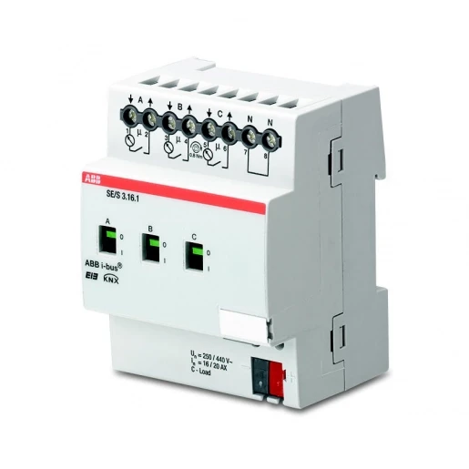 ABB Busch-Jaeger Knx energieaktor 3v 16/20a din-rail