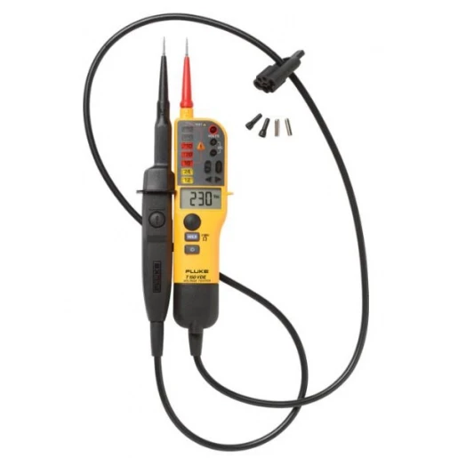 Fluke VDE spannings-doorbeltester + LCD en Ohm-meting 6 - 690V CAT IV 2-polig 4016977