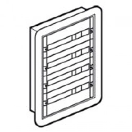 Legrand XL3 Installatiekast leeg 4x24 modulen Staal IP43 020014