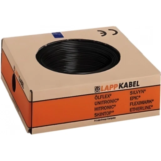 Lapp H07V-K Montagesnoer 6mm² zwart per 100M ring