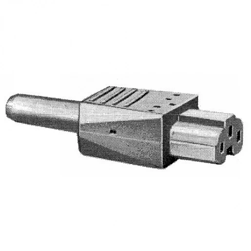 Martin Kaiser Toestelcontactstop 2p+ra 10A zwart
