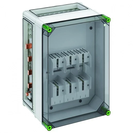 Spelsberg GSS NH-railkast-zekeringenbehuizing Mespatroon 4x630A 440x320x254mm 04321586