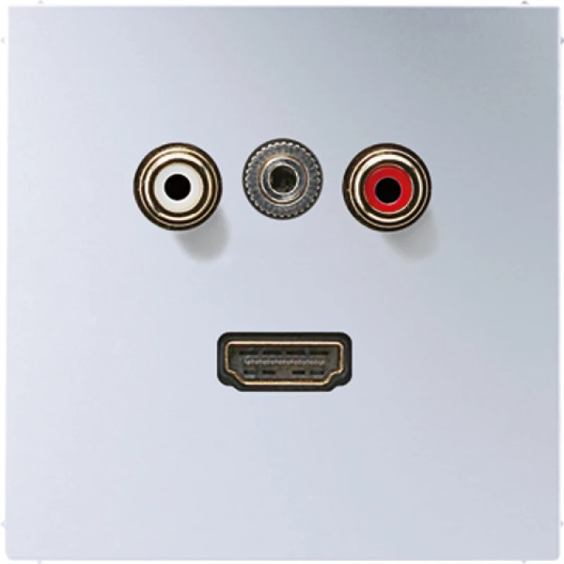 Jung LS range afdekking aluminium audio/jack/hdmi MAAL1082