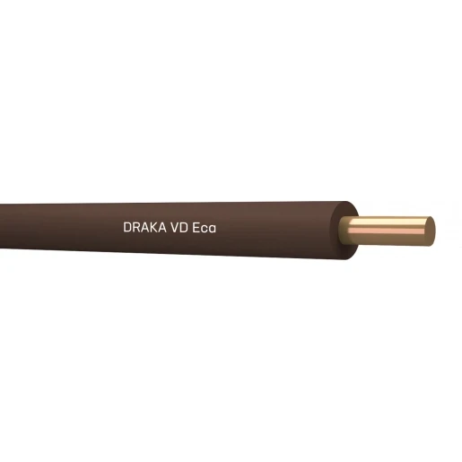 Draka VD Eca Installatiedraad 1x16mm² Eca PVC 70°C bruin 100M Ring 802852F3