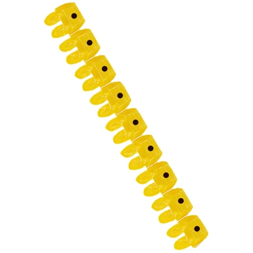 Legrand CAB 3 adercodering Schriftvorm 0.4-0.8mm Klemmen (snap) Geel
