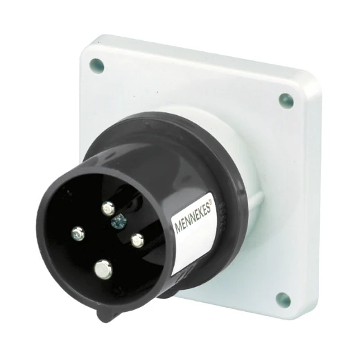 Mennekes WG 800 cee-toestelcontactdoos 32a 4p 7h 500v 2-voudig grijs Verticaal 820