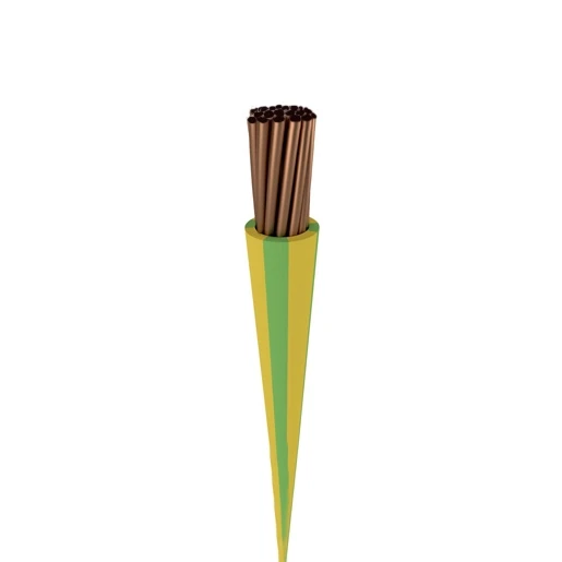TKF ZD H07Z1 B2ca Installatiedraad 10mm² groen/geel per 24000M