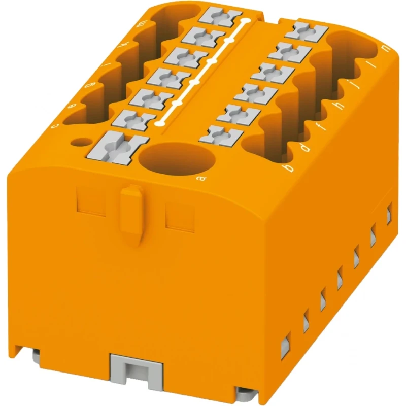 Phoenix Contact PTFIX Verbindingsrijgklem 0,14-4mm² eendr. 0,14-2,5mm² meerdr. Oranje