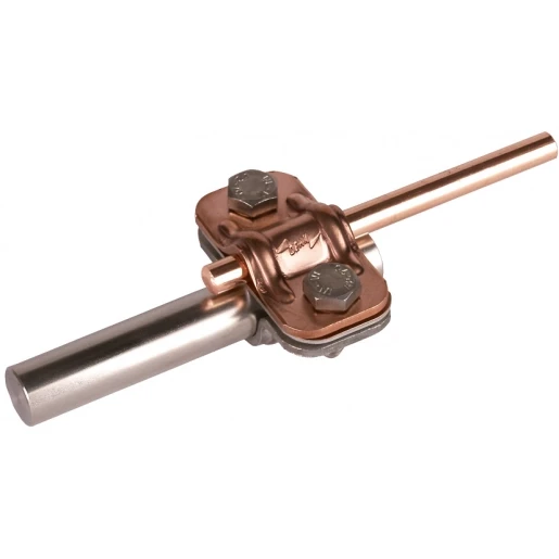 Dehn Bimetallic uni disconnecting clamp cu-st/tzn for rd 8-10/16mm
