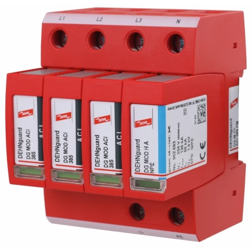 Dehn Surge arrester type 2 dehnguard m 4-pole uc 385v w.aci technology