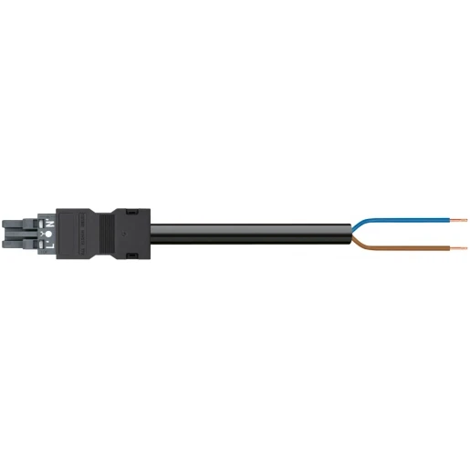 Wago SERIE 771 Patchkabel gebouwinstallatie 2p Contrastekker (female) Vrij kabeluiteinde 3000mm