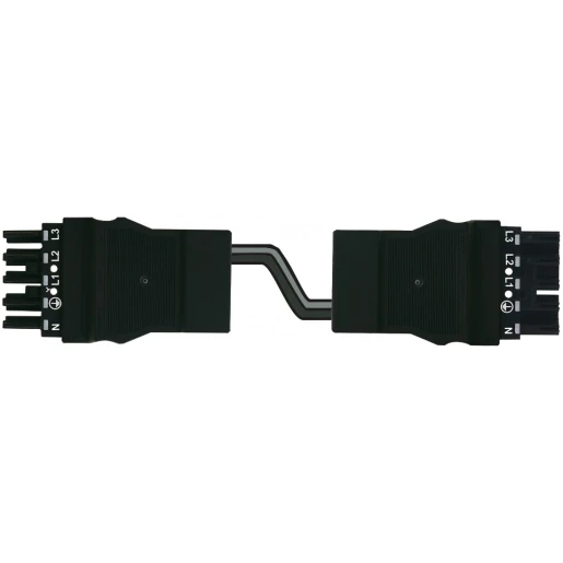 Wago SERIE 771 Patchkabel gebouwinstallatie 5p Contrastekker (female) Stekker 4000mm