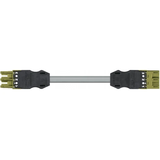 Wago SERIE 771 Patchkabel gebouwinstallatie 3p Contrastekker (female) Stekker 8000mm
