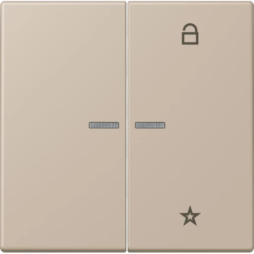 Jung LS range stuurafdekking universeel lc32142 2-voudig Mat FMLC1701243