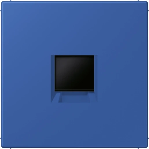 Jung LS range Afdekking centraalplaat AMP Radiall LC4320K Modular-Jack 1 connector Zonder label blauw LC1969-1WE253
