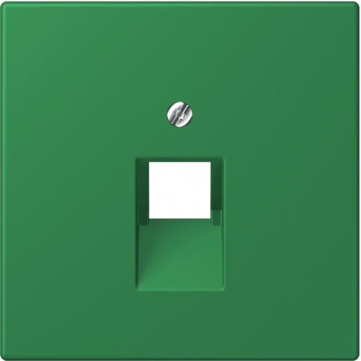 Jung LS range Afdekking centraalplaat LC32050 UAE/IAE 1 connector Zonder label groen LC969-1UA219