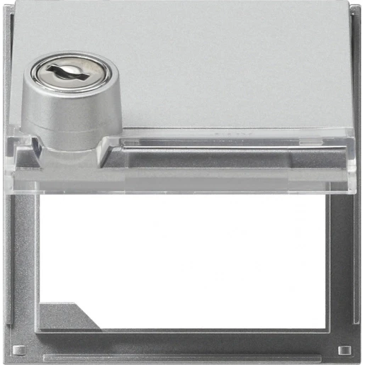 Gira TX_44 adapterraam kd slot gelijk aluminium 069765