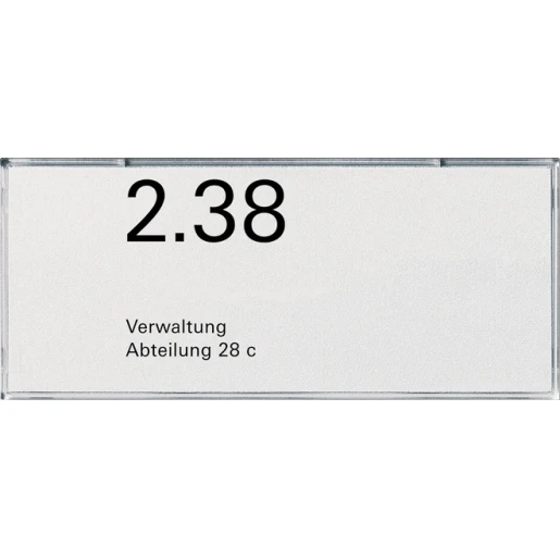 Gira Non-Design naambord deurbord 2-voudig Inktjet en laser 107200