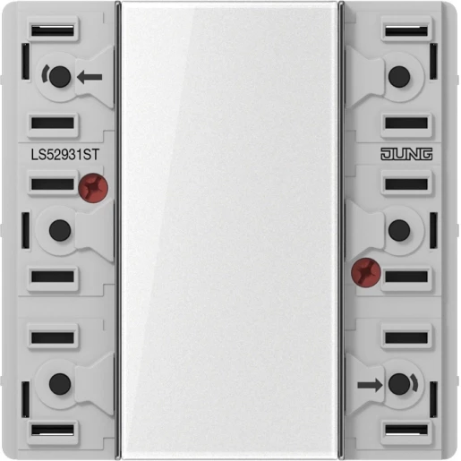 Jung LS range KNX tastermodule Universeel KNX inbouw IP20 LS52931ST