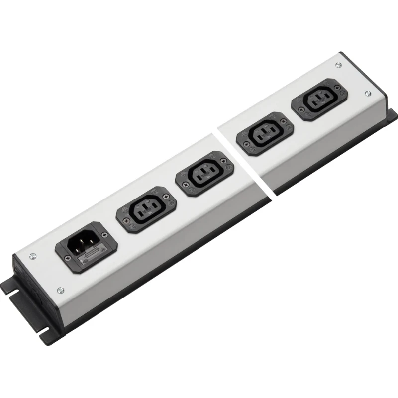 Martin Kaiser Toestel contactdooscombinatie C13 grijs-zwart 10A IP20 1026/6L-SW
