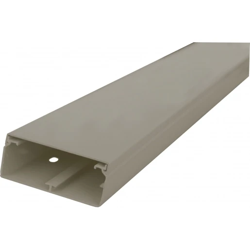 Canalit M5 kabelkanaal zonder folie 2000x60x40mm PVC Bodemperforatie met deksel grijs RAL 7030 951242