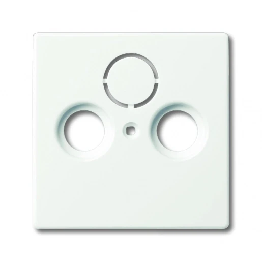 ABB Busch-Jaeger Future, Axcent Centraalplaat antenne Satelliet Centraalplaat 3 connectoren Zonder label wit 2CKA001724A4293