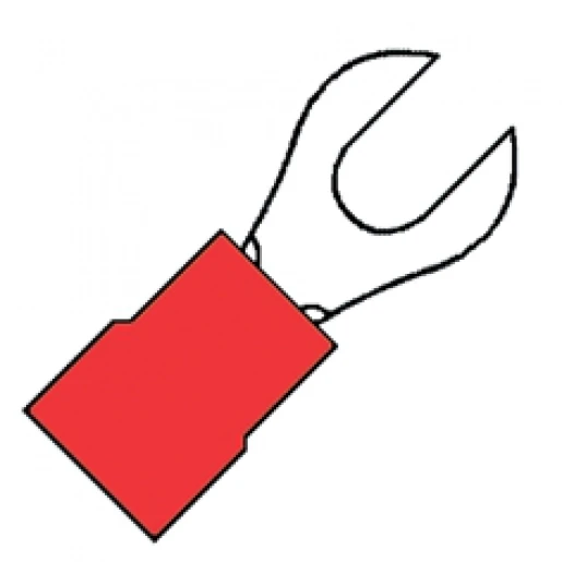 Klemko vorks 0,75-1,5mm2 m6 rood