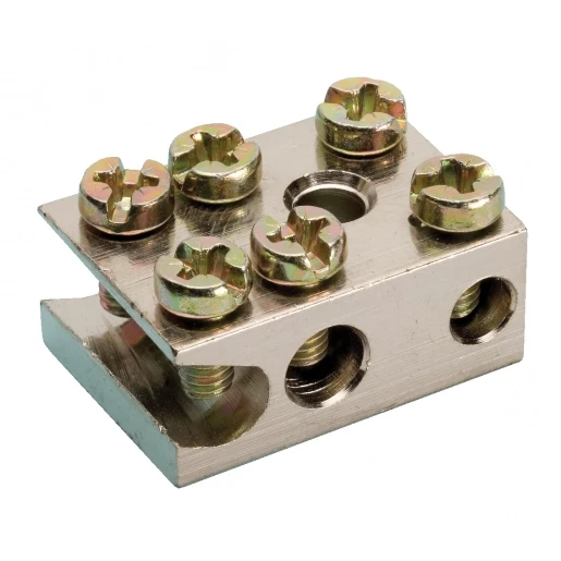 JMV Radiatorklem (e) 2x25+1x6 mm² schuine zij-inleg