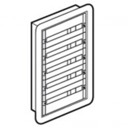 Legrand XL3 Installatiekast leeg behuizing wand 5x24 modulen Staal IP43 020015