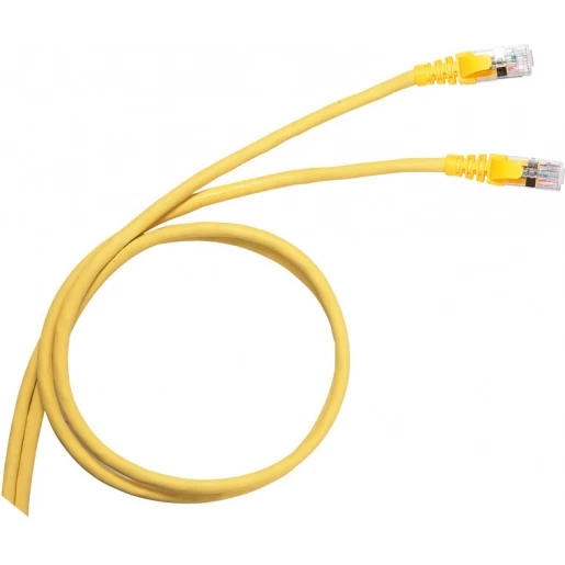 Legrand LCS3 Patchkabel S / FTP Cat6A (IEC) RJ45 8(8) 1M geel 051780
