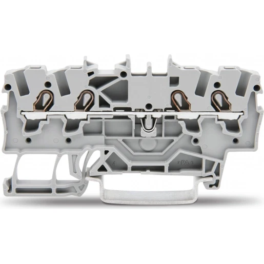 Wago Serie 2001 Verbindingsrijgklem 0,5-2,5mm² eendr. 0,25-1,5mm² meerdr. Grijs