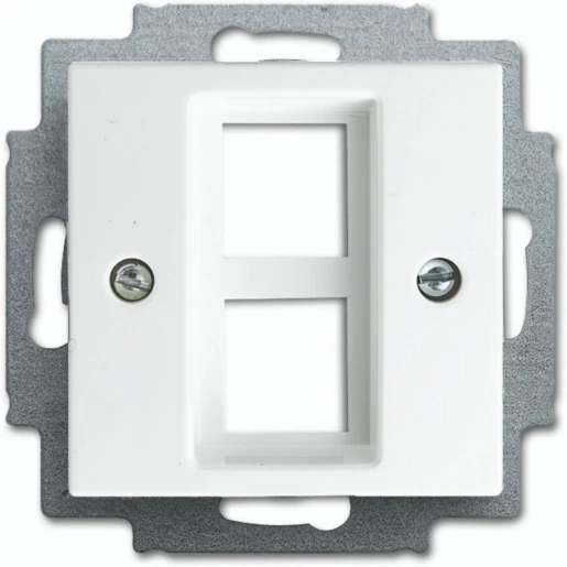 ABB Busch-Jaeger Balance Centraalplaat Basiselement met centrale afdekplaat 2 connectoren Zonder label wit 2CKA001753A0232