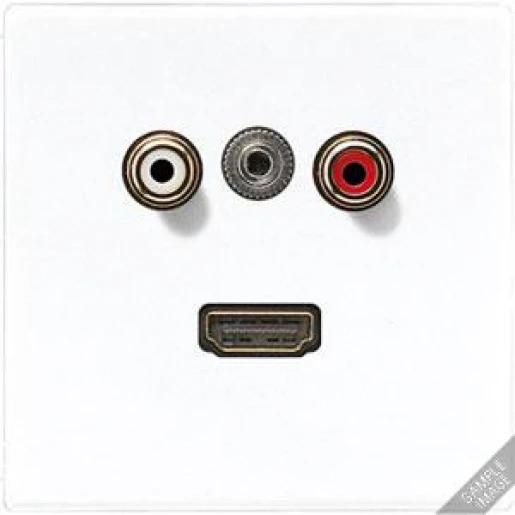 Jung LS range afdekking ls990 audio/jack/hdmi MALS1082