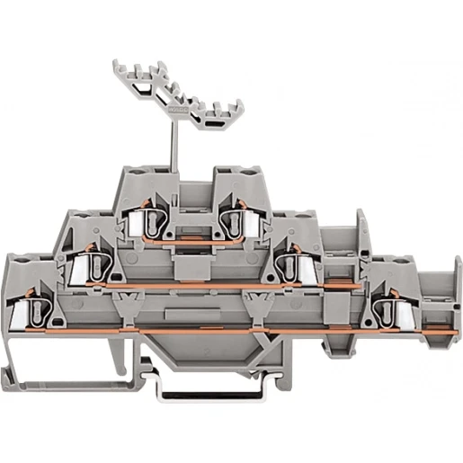 Wago Serie 280 Verbindingsrijgklem 0,08-2,5mm² eendr. 0,08-2,5mm² meerdr. Grijs